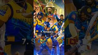 Top 10 Strongest Cricket Team In The World 🌍  top10 shorts viral [upl. by Okwu966]