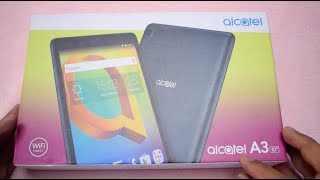 Alcatel A3 10 inch wifi only unboxing and initial impressions [upl. by Sokram]