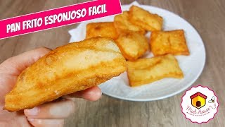 Torta frita MUY ESPONJOSA pan frito INFLADO fácil con pocos ingredientes [upl. by Aliuqahs]