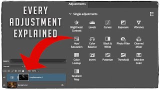 Every Photoshop Adjustment Explained [upl. by Enomys]