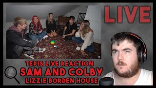 Sam and Colby At The Lizzie Borden House TEPIS Live Reaction [upl. by Ahsiener]