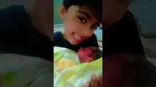 Bhai ka Bhai sa pyar newbornbabyshortsfeed viralvideocutebabynewborncareshortsyoutubeshorts [upl. by Arita]