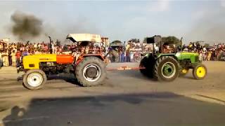 HMT 5911 amp john deere Tractor Tochan competition in Kamana [upl. by Ute]