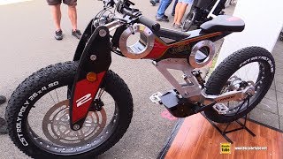 2018 Moto Parilla Carbon SUV eBike  Walkaround  2017 Eurobike [upl. by Ebony463]