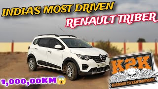 Renault Triber 2024 Model Review  After 1LAKH KM😳 Shivansh Sharma vlog renault [upl. by Kurr]