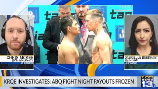 Behind the Story New Mexico boxing matches end with bad checks [upl. by Attenaj]