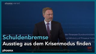 Bundesfinanzminister Lindner stellt „Finanzpolitische Strategie“ vor [upl. by Pros]