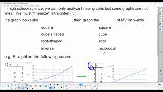 Graph Linearizing [upl. by Elokin970]