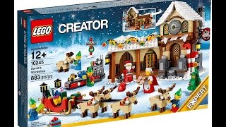 LEGO 10245 creator expert мастерская СантаКлауса [upl. by Olrac]