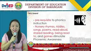 DEVELOPING PHONOLOGICAL AWARENESS [upl. by Darcy]