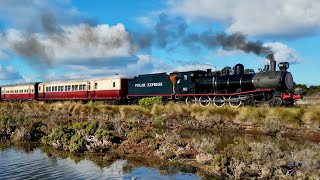 The Polar Express at The Bellarine Railway  2024 Winter Shows [upl. by Tyne]