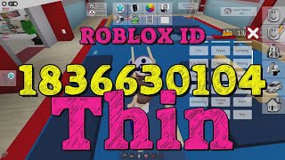 THIN Roblox Song Codes [upl. by Millan]