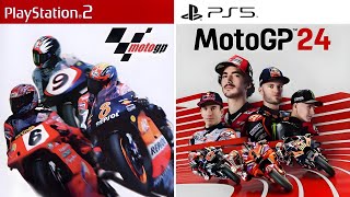 MotoGP PlayStation Evolution 20002024 [upl. by Minier]