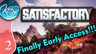 Satisfactory Ep 2 CLOCKING ALL THE MACHINES  Early Access  Desert Beauty  Lets Play Gameplay [upl. by Earal723]