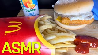 McDonalds FiletOFish ASMR real eating sounds [upl. by Emmeline]