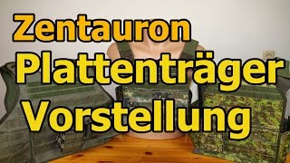 Zentauron Vulcan I Vulcan II Ares Plattenträger Vorstellung  Zentauron Plate Carrier GSPAirsoft [upl. by Iarised860]