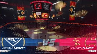 PS4 NHL 20 Buffalo Sabres Vs Calgary Flames [upl. by Roban212]