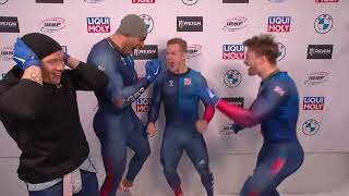 IBSF 4 man bobsleigh Heat 2 Winterberg 20222023 Worldcup 4 [upl. by Nylissej]