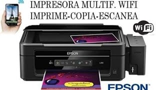 COMO RECARGAR TINTAS EN LA MULTIFUNCIONAL EPSON L210 Y L355 [upl. by Yerhcaz]