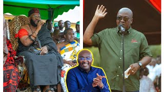 Endorsement of the yearwow Ekumfi chief joyfully chose Mahama over Bawumia [upl. by Matusow428]