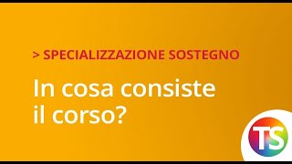 TFA sostegno in cosa consiste il corso [upl. by Ettesyl]