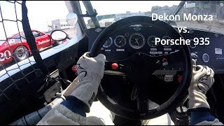 Dekon Monza vs Porsche 935  Monterey Rolex Reunion 2017 [upl. by Bennion]