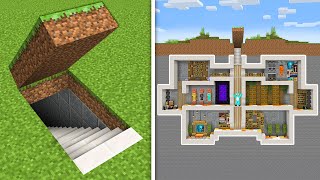 How To Build a Modern Secret Base in Minecraft [upl. by Camile698]