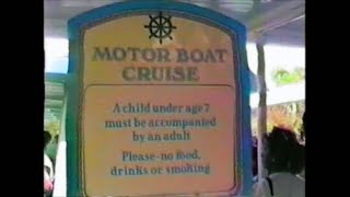 Disneyland  Motor Boat Cruise 1980s POV and Extra Footage [upl. by Kevyn]