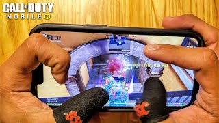 4 Finger Claw HANDCAM  SETTINGS  iPhone 13 Pro   Rank SND  COD Mobile [upl. by Yaeger]