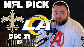 Saints vs Rams Week 16 NFL Bets  Kyle Kirms Football Picks amp Predictions  The Sauce Network [upl. by Neelahs]