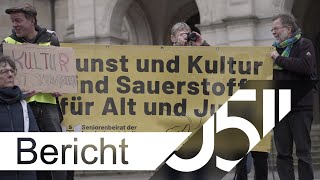 Demo zu Kürzungen von Kulturgeldern [upl. by Samuele490]