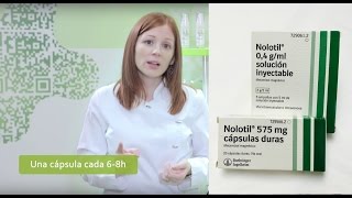 NOLOTIL metamizol para qué sirve y cómo tomarlo [upl. by Ilah]