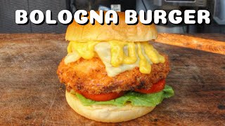 FRIED BOLOGNA CHEESEBURGER with PINEAPPLE  SMASH or PASS  0815BBQ  International [upl. by Htebi]