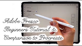 Adobe Fresco Tutorial  Tool Bar [upl. by Eelnodnarb]