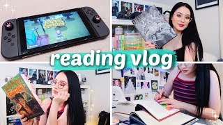 COMFORT READING LOTS OF BOOK MAIL amp ANIMAL CROSSING  Reading Vlog [upl. by Gaut]