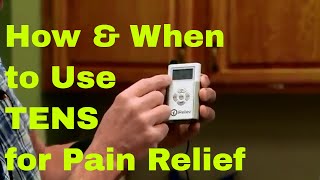 How amp When to Use TENS for Pain Relief Transcutaneous Electrical Neuromuscular Stimulation [upl. by Einneb140]