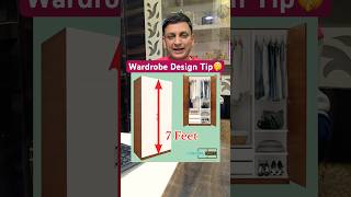 Wardrobe Internal Designing Tips 👌🏻🤠 bedroomdesign wardrobedesign [upl. by Ansley]