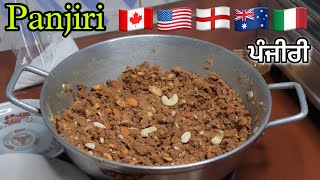 Panjiri  ਪੰਜੀਰੀ step by step how to make Panjiri  Punjabi style panjiri [upl. by Bell]