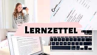 Strukturierte amp Schöne Lernzettel Abitur Vorbereitung  Organisation SchuleOberstufe [upl. by Cecilius]