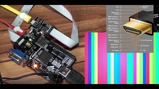 maXimator MAX10 FPGA example project simple HDMI tester [upl. by Cleopatra]