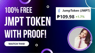 100 FREE JMPT TOKEN NO MINIMUM WITHDRAWAL W PROOF [upl. by Nareht]