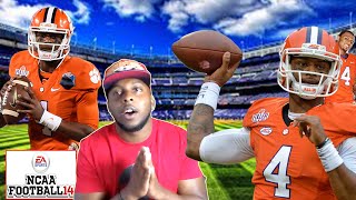 CAN I THROW FOR 400 YARDS amp RUSH FOR 100 WITH DESHAUN WATSON CLEMSON VS AUBURN NCAA FOOTBALL 14 [upl. by Cappello]