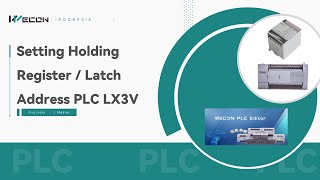 Wecon PLC  Holding RegisterLatch Address PLC Wecon LX3V [upl. by Madelena]