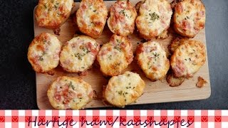 Hartige ham en kaashapjes  Recept  Koken met Marielle [upl. by Elish]