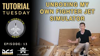 Ep 13  Unboxing my FA18 Cockpit  Open Hornet [upl. by Rebe]