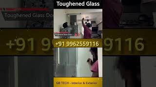 Toughened glass interior bestbudgetinteriordesignersinchennai [upl. by Mulford537]