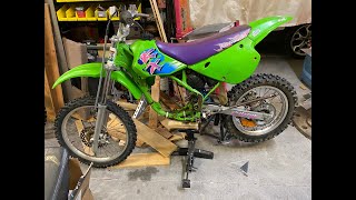 1991 KX80 Made Electric with QS 138 70H V3 motor Part 1 [upl. by Aluin]