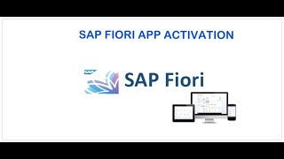 SAP Fiori App Activation  SAP Fiori Application Activation Steps [upl. by Yelha]