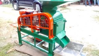 Portable Plastic Shredder  Crusher  Pulverizer  Grinder 78HP [upl. by Nivra403]