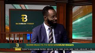 BUSINESS TODAY  NUNW reacts to new minimum wages  nbc [upl. by Nesila]